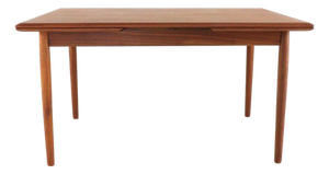 Danish Extendable Rectangular Siem Dining Table