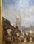 Blue Mid-19th Century French Oil Painting of Seville Procession by Baron Prost For Sale - Image 8 of 15