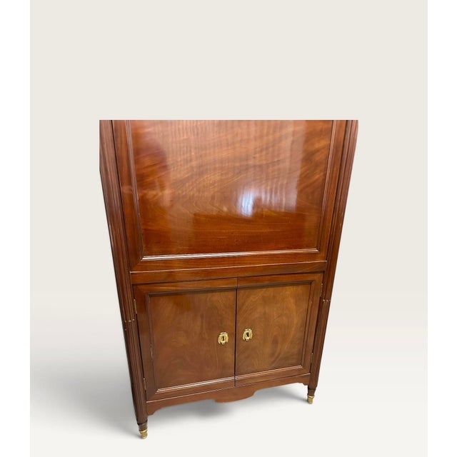 Late 18th Century Louis XVI Mahogany Secrétaire À Abattant, Stamped J. Canabas, Jme, 18th Century For Sale - Image 5 of 14