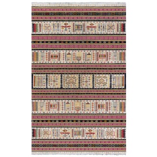 Doris Leslie Blau Vintage Moroccan Kilim Rug For Sale