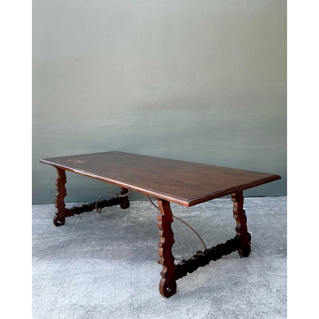 18th Century Vintage 18th Century Monumental Lyre Table For Sale - Image 5 of 12