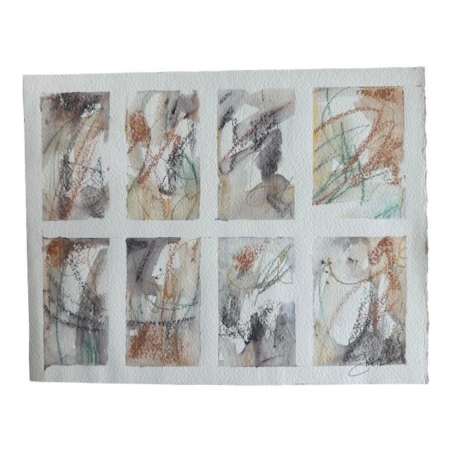 Original Abstract Watercolor by Nancy Smith For Sale