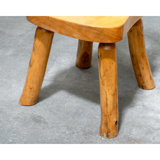 Brutalist Chairs in Elm, 1950, Set of 6 For Sale - Image 10 of 11
