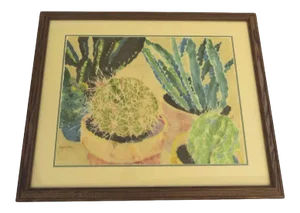 1980s "South Of The Border" Still Life Cirė by Sara Eyetone, Framed