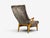 Jio Möbler, Chaise Lounge, Gray Shearling, Elm, Sweden, 1960s For Sale - Image 12 of 13