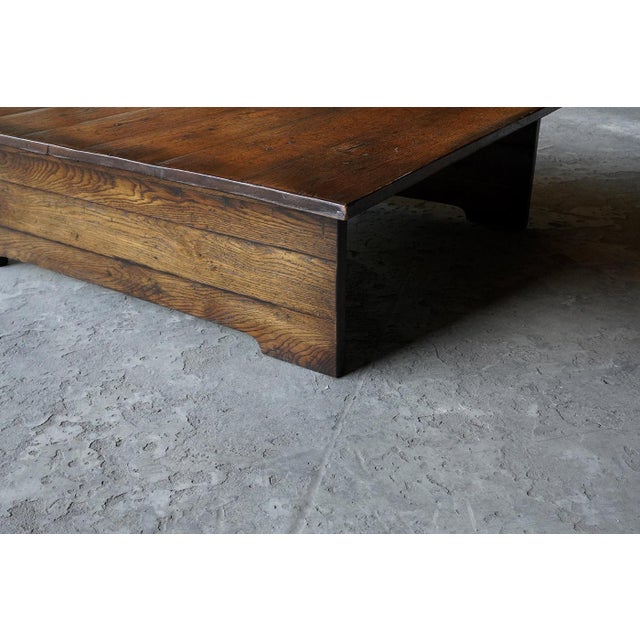 1970s Wabi Sabi Oak Coffee Table, Netherlands, 1970s For Sale - Image 5 of 10