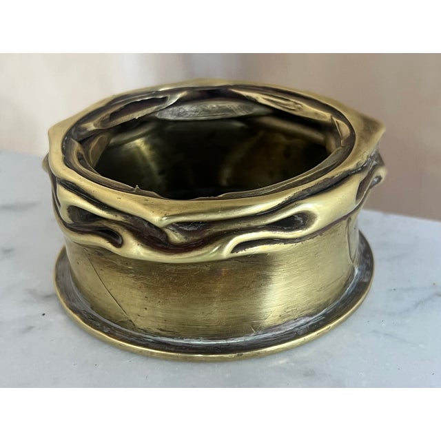 French Trench Art Catch All or Ash Tray, C. 1906 For Sale - Image 3 of 9