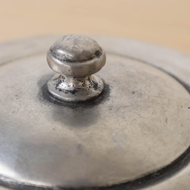 Metal 1930s French Art Deco Vide Poche With Lid For Sale - Image 7 of 9