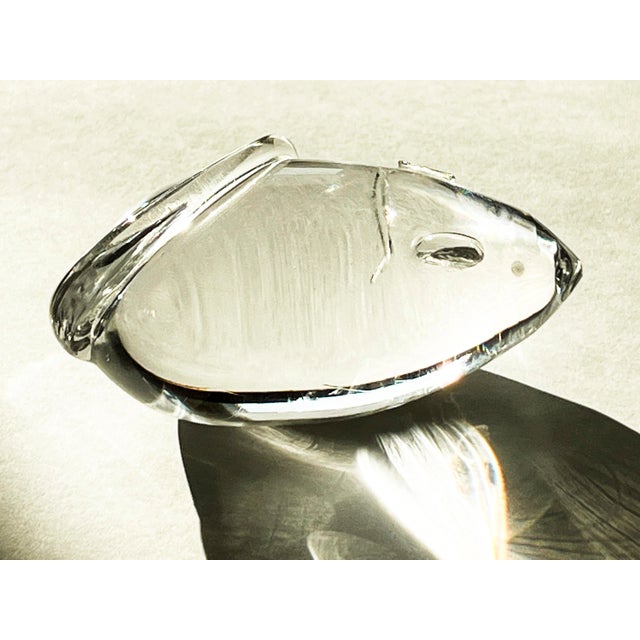 Vintage Kosta Boda Vicke Lindstrand Art Glass Mouse Paperweight #96106 Signed. $45 CHECK OTHER LISTINGS FOR THE SET of...