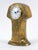 Contemporary Art Nouveau Brass Mantel Clock, Germany, 1950s For Sale - Image 3 of 18