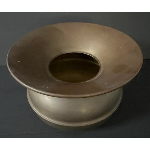 Mid 20th Century Vintage Mid 20th Century Brass Spittoon For Sale - Image 5 of 7