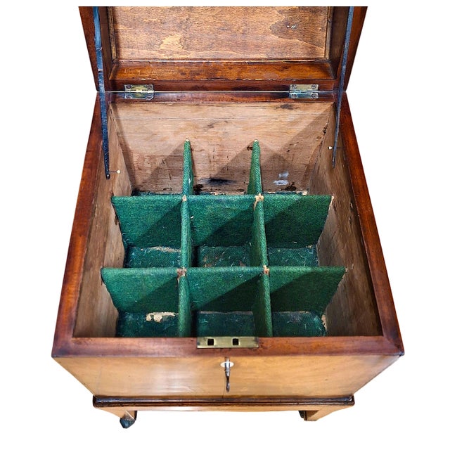 George III Period Inlaid Mahogany Liquor Box or Cellarette For Sale - Image 12 of 16