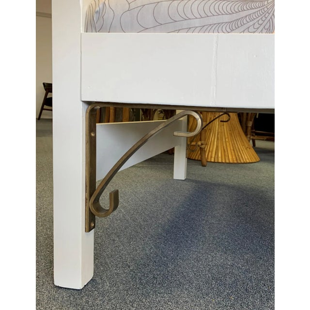 Antique Neoclassical Headboard Re-Purposed Into Bench For Sale - Image 9 of 11