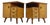 Mid-Century German Beech Bedside Tables from Wk Möbel, 1960s, Set of 2 For Sale