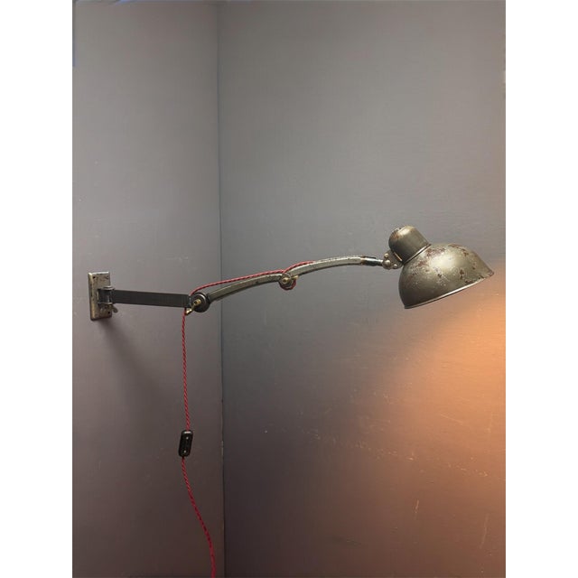 Model 6716 Wall Lamp by Christian Dell for Kaiser Idell, 1930s For Sale - Image 6 of 11