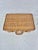 Mid-Century Modern Vintage MCM Rattan Bamboo Suitcase Style Picnic Basket For Sale - Image 3 of 9