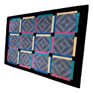 Rectangular Wool Rug from Missoni, Italy, 1980s For Sale