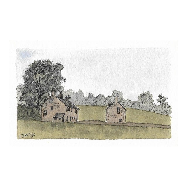 John Coward Lodge Moor Sheffield United Kingdom Watercolor For Sale
