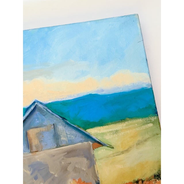 Impressionist Original Impressionist Landscape Painting, "Poppies," by Burson, 1995 For Sale - Image 3 of 10