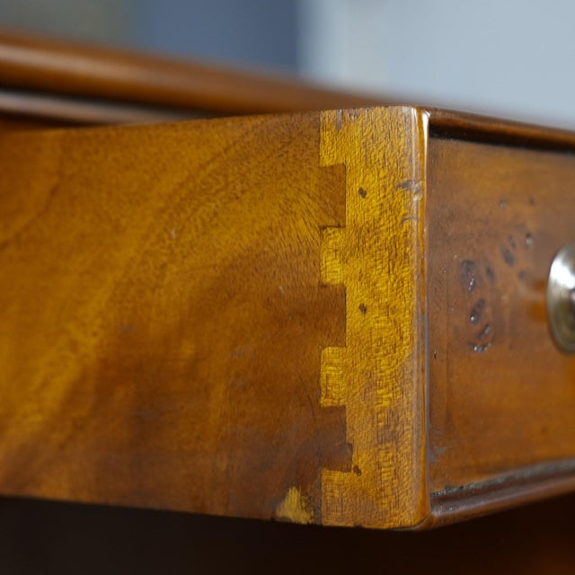 Niagara Furniture Large Burled Partner Desk For Sale - Image 9 of 13