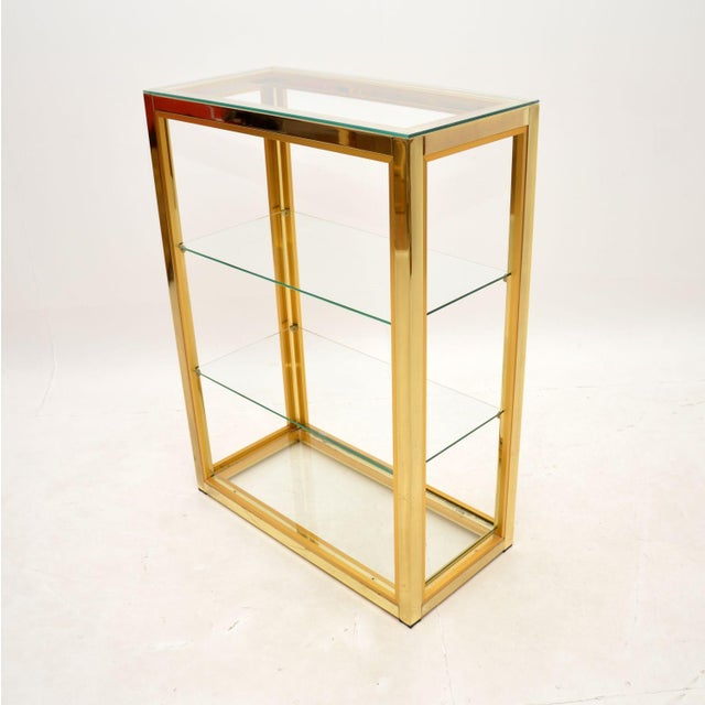 1970s Vintage Italian Display Shelf by Renato Zevi, 1970s For Sale - Image 5 of 12