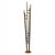 Italian Freestanding Acrux Coat Rack in Burnished Steel For Sale - Image 6 of 6