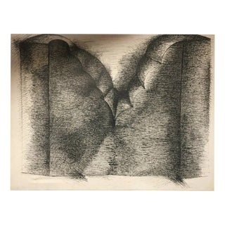 Peter O. Knapp, Sculpture, 1978, Ink on Paper For Sale