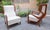 Armchairs Wooden Ears Model in White Boucle by Gio Ponti for Manifattura Artigianale Italiana, 1990s, Set of 2 For Sale - Image 14 of 14