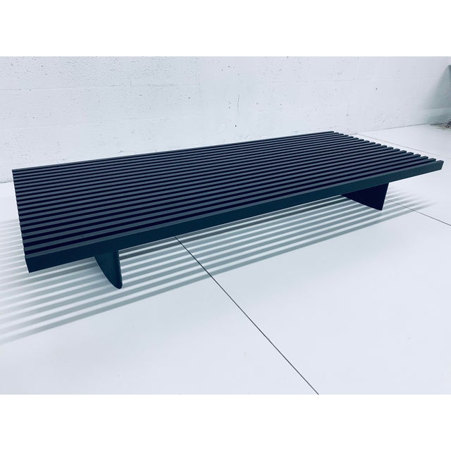 Charlotte Perriand 514 Refolo Ebony Stained Oak Coffee Table Bench For Cassina Chairish