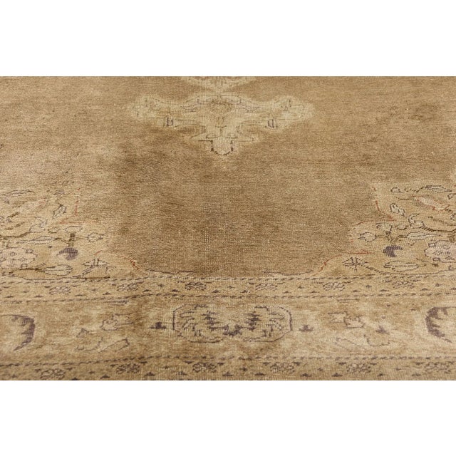 Mid 20th Century Vintage Turkish Oushak Rug - 04'09 X 07'01 For Sale - Image 5 of 9