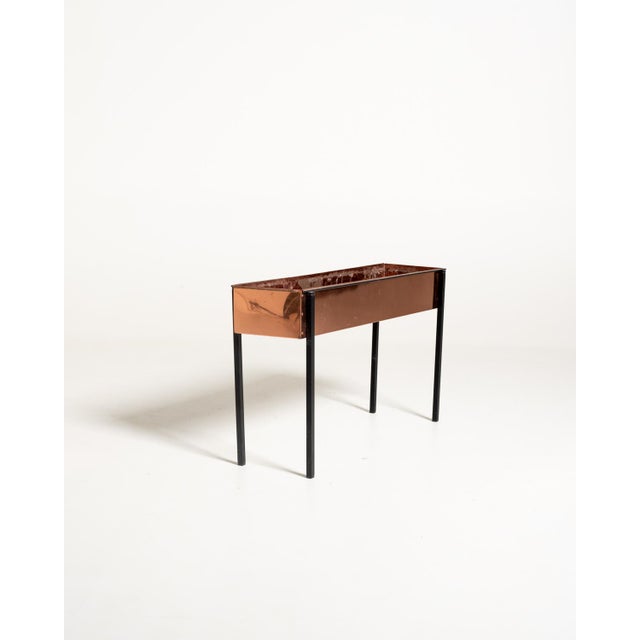 Scandinavian Copper and Metal Flower Holder, 1960s For Sale - Image 3 of 10