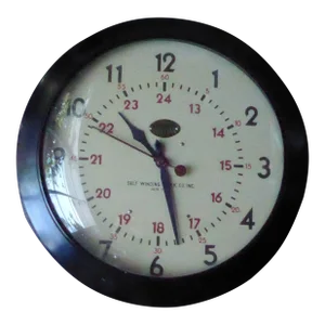 1932 Pan Am Airways Dinner Key Wall Clock, Not Working