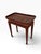 Wood Vintage Chinese Red Lacquer & Woven Rattan Removable Tray Table With Calligraphy For Sale - Image 7 of 14