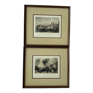 Pair of Thomas Allom Engravings