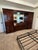 American Vintage Thomasville Illuminated Cherry Queen Bed Unit- Headboard, Bridge, Nightstand Armoires, & Mirror For Sale - Image 3 of 18