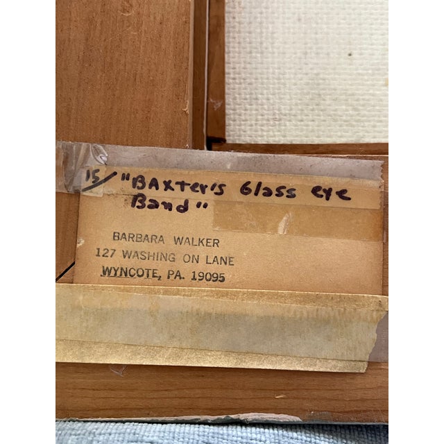 Wood Contemporary Abstract Painting Barbara Walker For Sale - Image 7 of 7