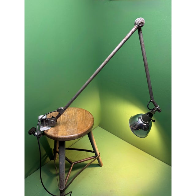Metal Task Lamp by Curt Fischer for Midgard, 1940s For Sale - Image 7 of 10