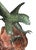 An impressive and monumental 20th century Chinese carved spinach jade sculpture depicting a powerful eagle in mid-descent,...