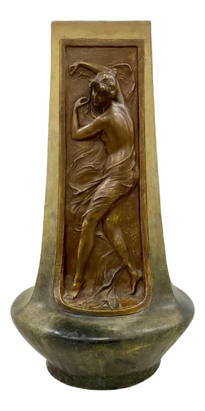 Early 20th Century Art Nouveau Ceramic Vase C.1910