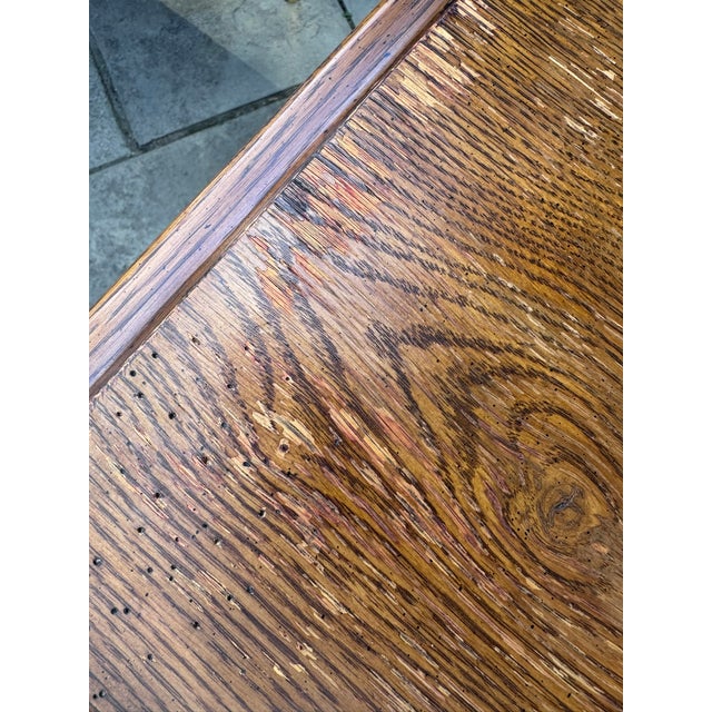Vintage Drexel Heritage "South of France" Provincial Oak Accent Cabinet For Sale - Image 9 of 16