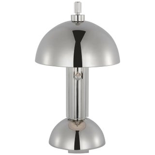 Thomas O'Brien by Visual Comfort Signature Dally 13" Desk Lamp in Polished Nickel For Sale