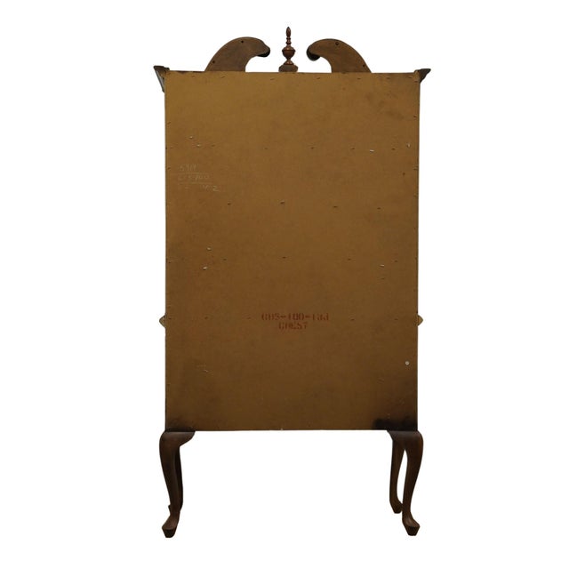 Late 20th Century Universal Furniture Cherry Traditional Style 39" Pediment Highboy Chest 605-100 For Sale - Image 10 of 12