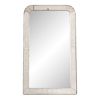 19th Century Venetian Glass Mirror For Sale