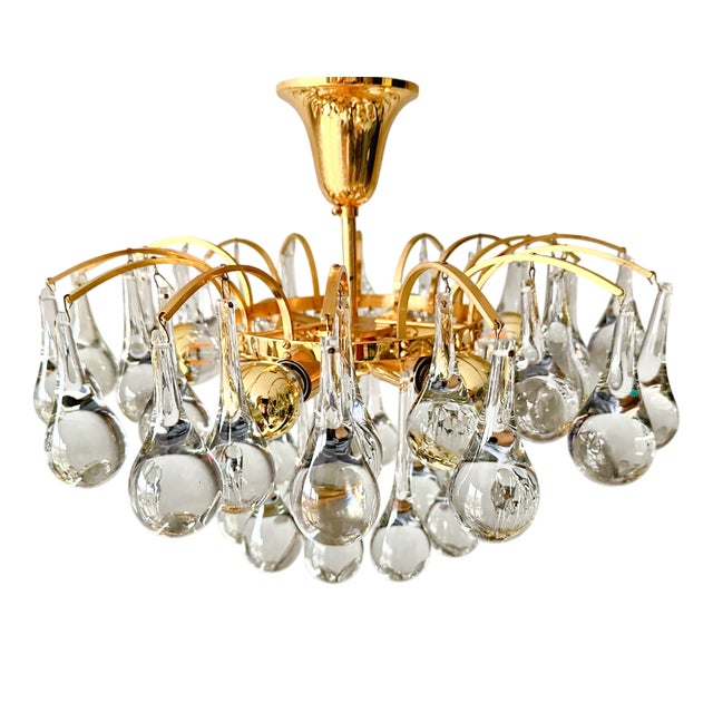 Vintage Chandelier from Christophe Palme, 1970s For Sale