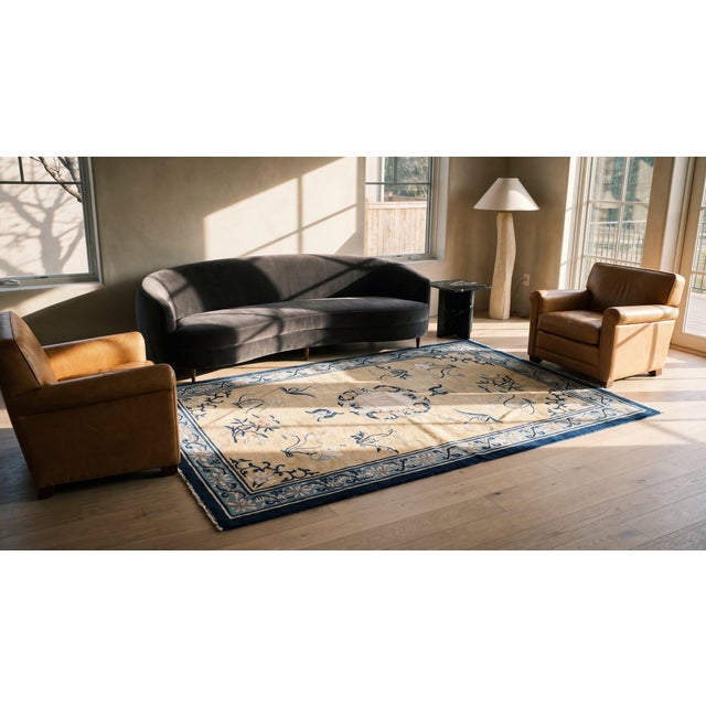 Early 20th Century Chinese Peking Carpet For Sale - Image 9 of 9