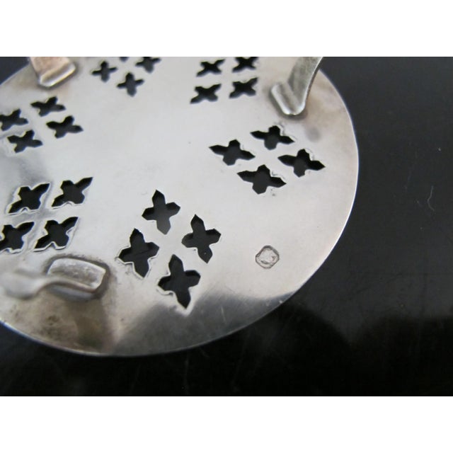 Silver Gregoire & Cordonnier 19thc French Cut Glass & Sterling Silver Ice Bucket For Sale - Image 8 of 13