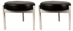 Set of Mid-Century Danish Stools by Hugo Frandsen for Spøttrup