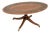 Antique Regency Leather Top Coffee Table, 1950 For Sale