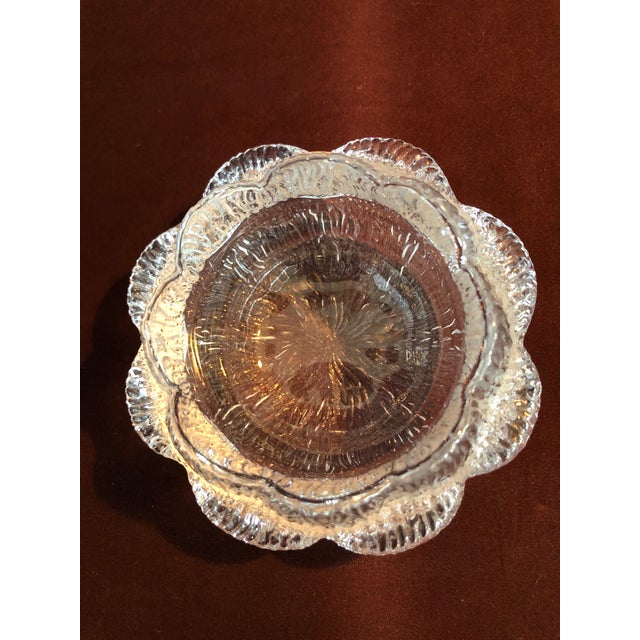 1970s Mid Century Holmegaard Lotus Votive Candle Holder, Denmark For Sale - Image 5 of 5