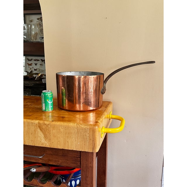 19th Century Huge Copper Pan or Stock Pot For Sale - Image 4 of 11